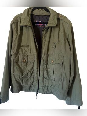 Horace small new generation Men's Olive Green Field bomber Jacket unisex Sz m